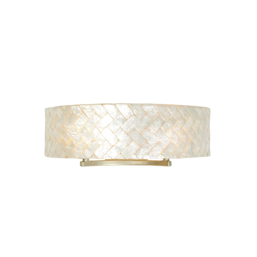2 Light Bathroom Vanity Light, Gold Dust