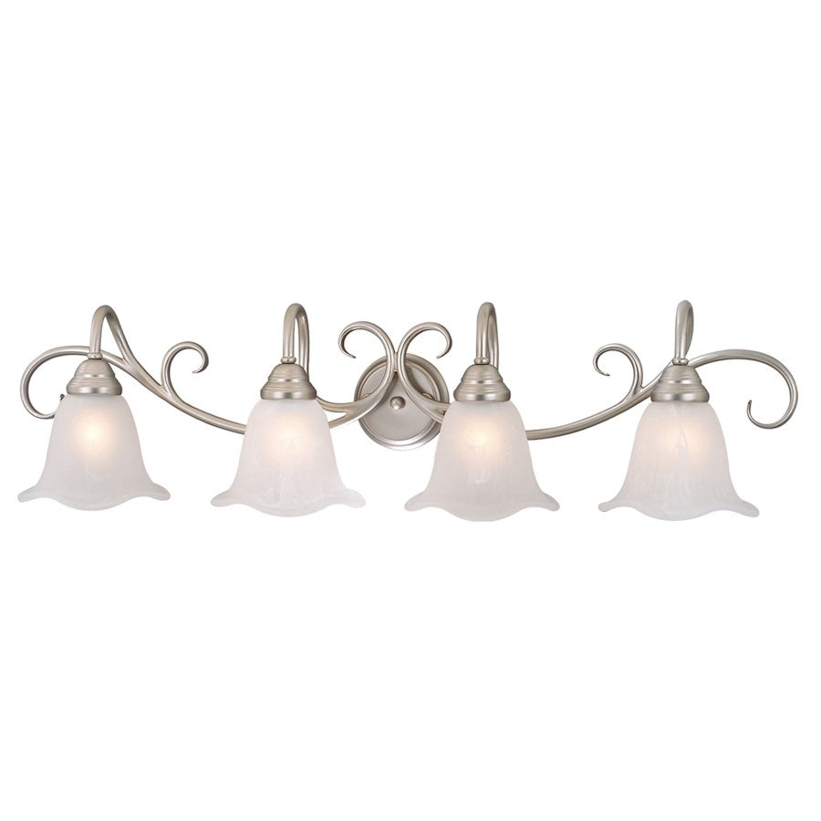 Bathroom Vanity Light, Brushed Nickel