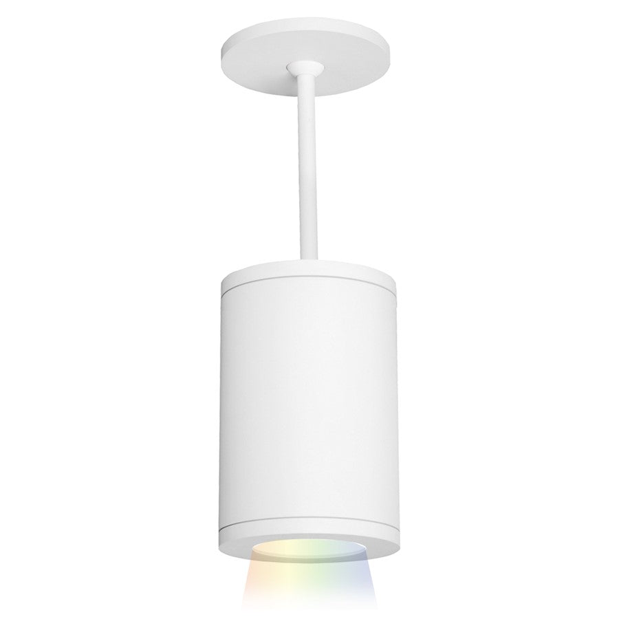 5" LED Outdoor Pendant, White