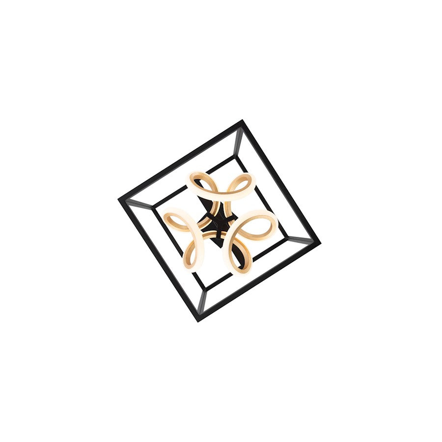 10" LED Pendant 3000K, Black