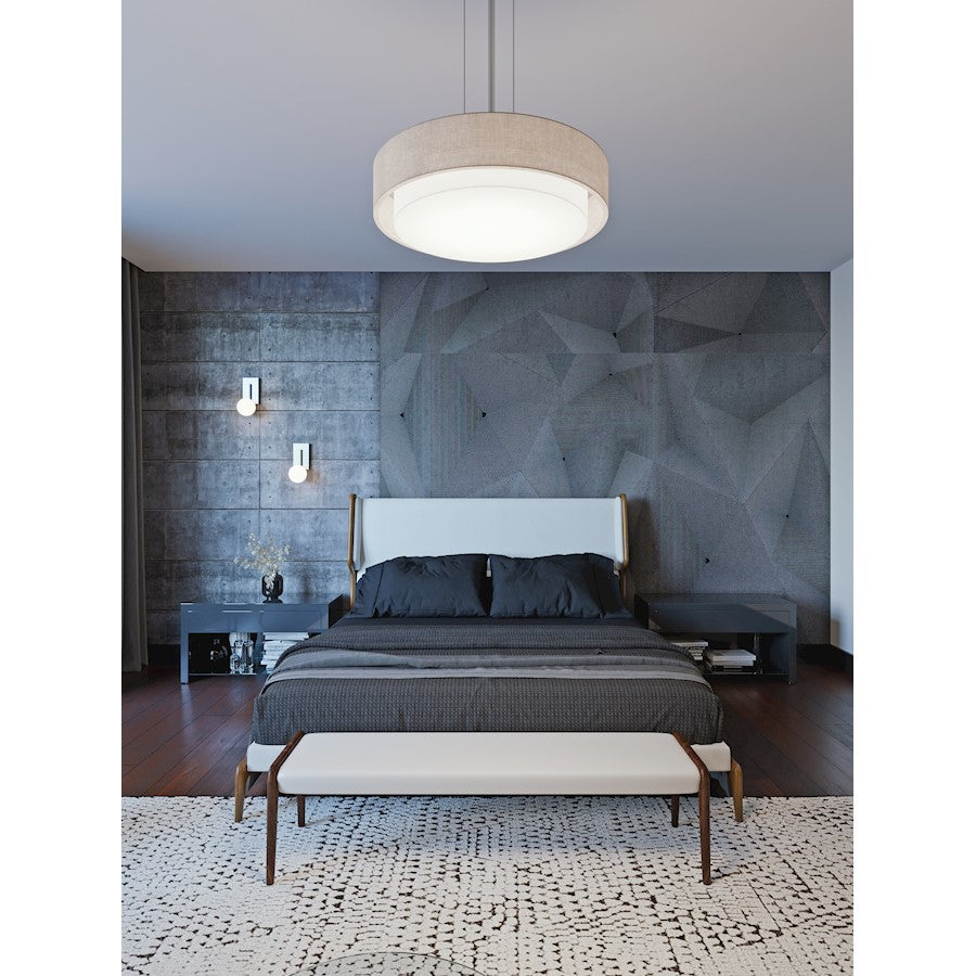 3 Light Pendant, Nickel