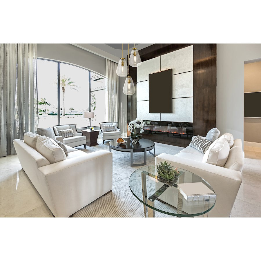 3 Light 11.75" Pendant, Clear