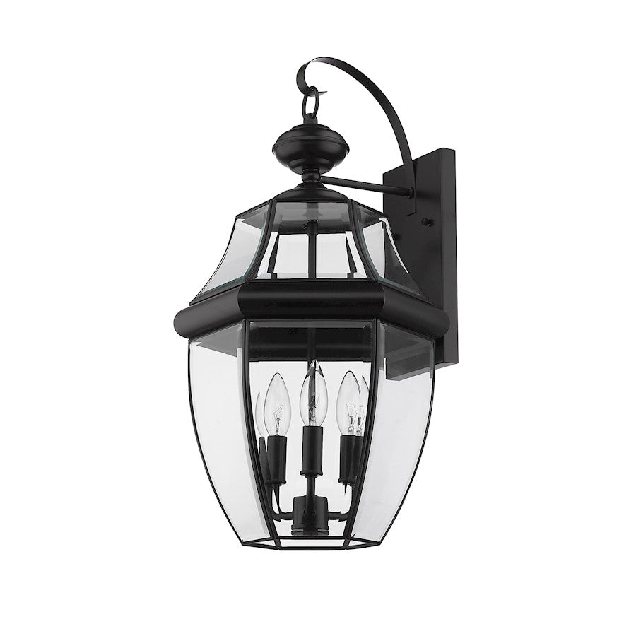 3 Light 22.25" Outdoor Wall Sconce