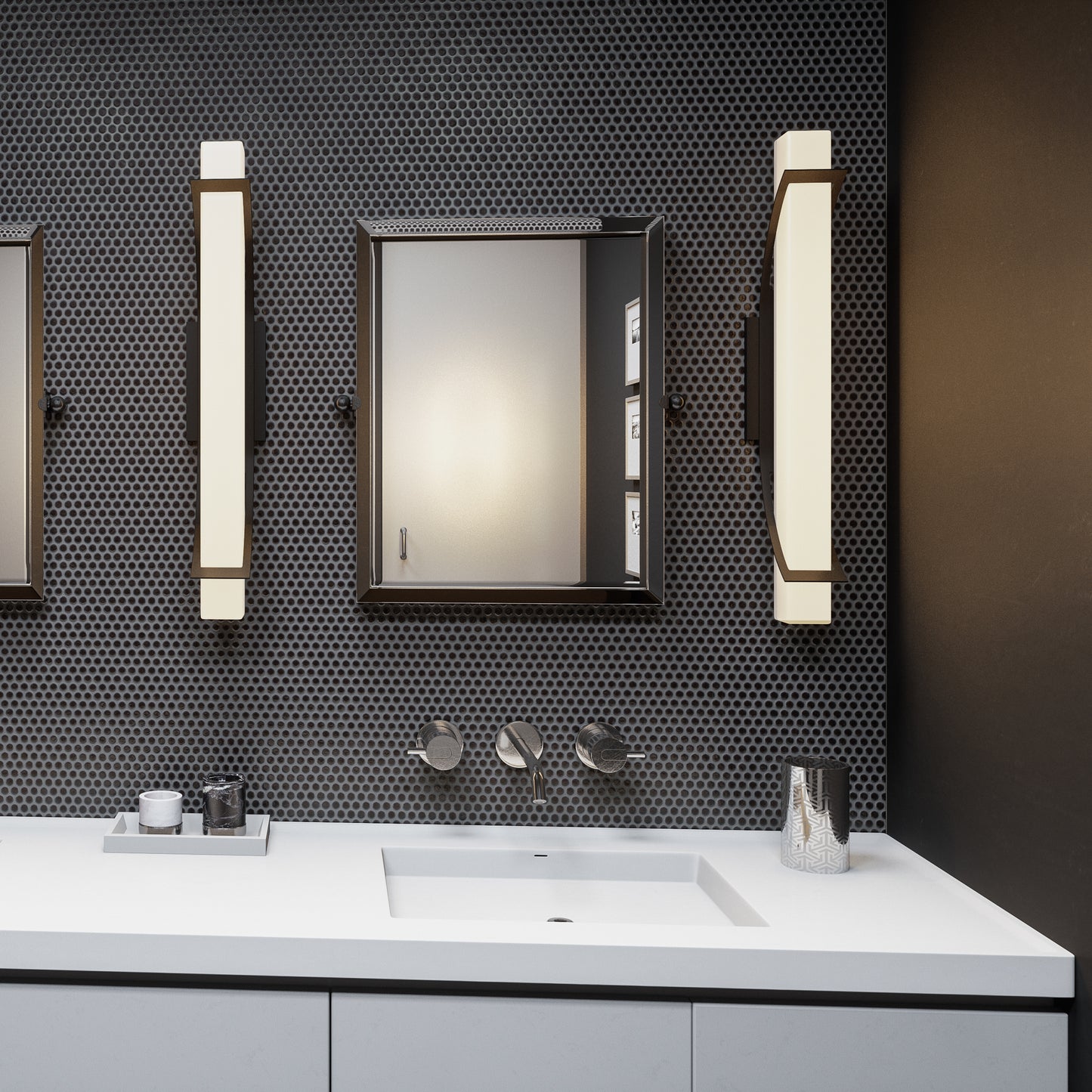 Bathroom Vanity Light Earth Black