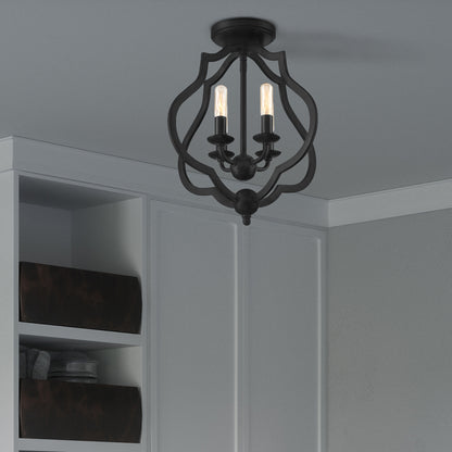 Quoizel O'Keefe 4 Light Semi-Flush Mount