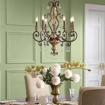 Quoizel Marquette Chandelier, Heirloom