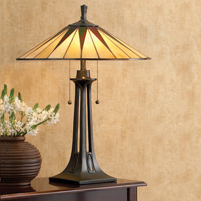 Gotham Tiffany Table Lamp, Vintage Bronze