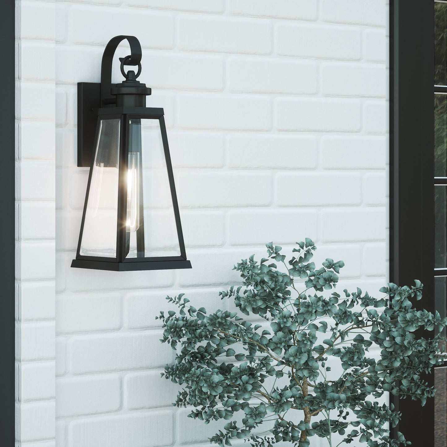 Quoizel Paxton Outdoor Lantern, Matte Black