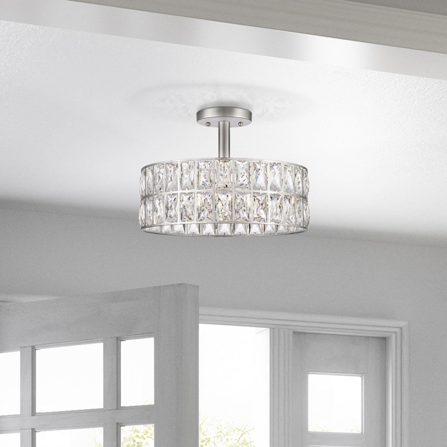 Quoizel Coffman 3 Light Semi-Flush Mount