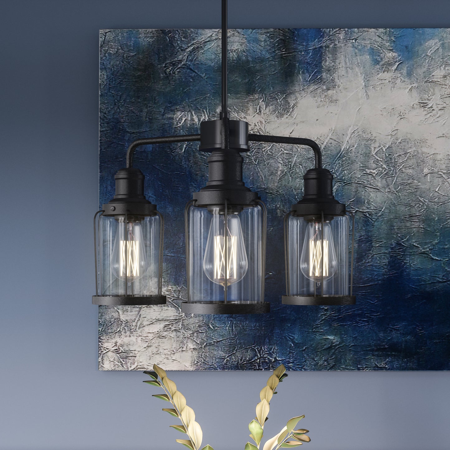 Quoizel Ludlow Chandelier, Earth Black