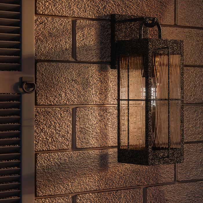 Quoizel Ward 2 Light Outdoor Lantern, Gilded Bronze