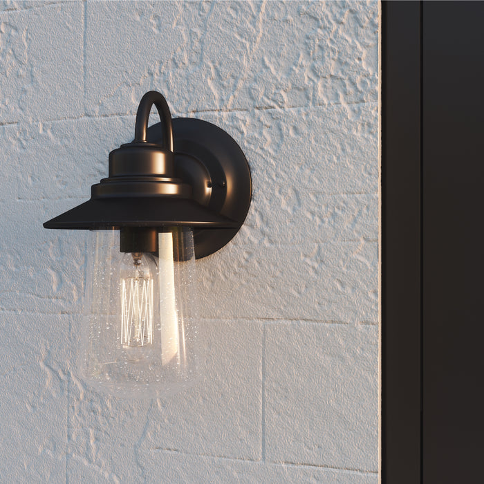 Quoizel Radford 1 Light Small Outdoor Lantern, Matte Black