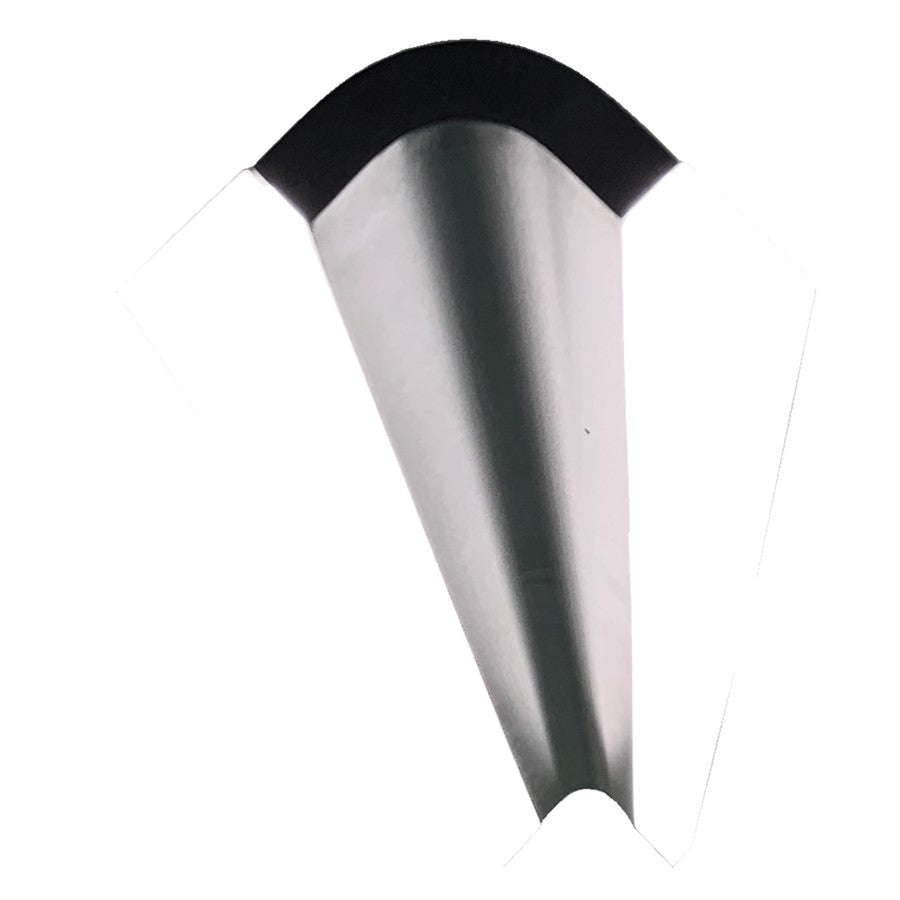 Abra Lighting Eros 2 Light Curved Acrylic Twin Bar Pendant, Black