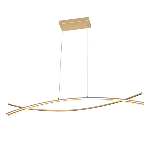Abra Lighting ORB 1 Light Linear Bar Pendant/Opal Glass Orb, Chrome