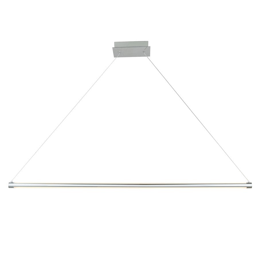 Abra Lighting ORB 1Lt Linear Bar Pendant/excluding, Chrome - 10025PN-CH-ORB