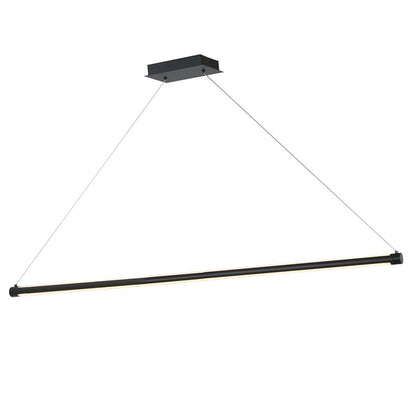 Abra Lighting ORB 1 Light Linear Bar Pendant/ excluding Glass, BK