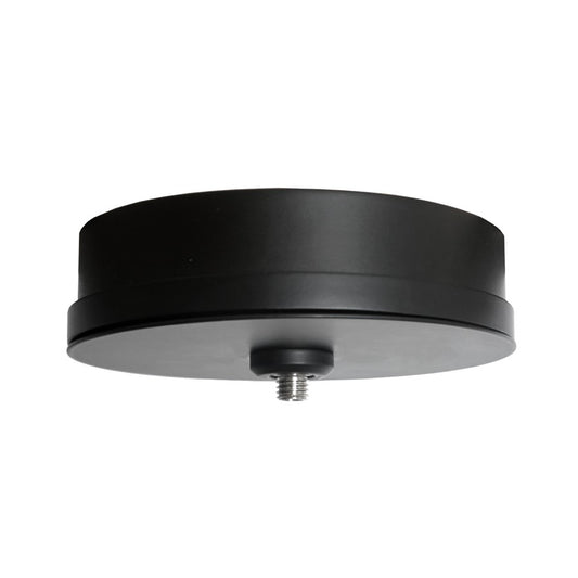 Abra Lighting Canopy 1Lt Flat/Barrel Canopy, Black - 10080CP-MB-CANOPY