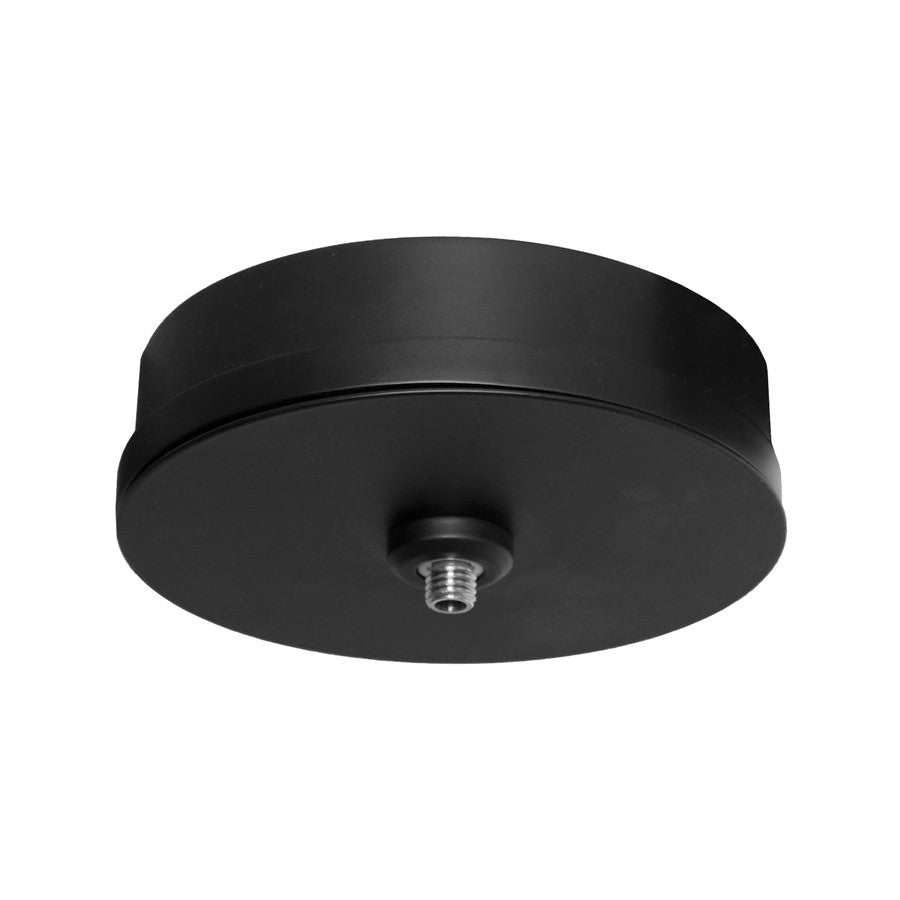 Abra Lighting Canopy 1 Light Flat/Barrel Canopy, Black