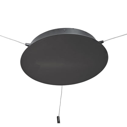 Abra Lighting Canopy 3 Light Tri-Port Uni-Jack Canopy, Black
