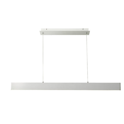 Abra Lighting Slim 2 Light 47" Cable LED Pendant, Aluminum