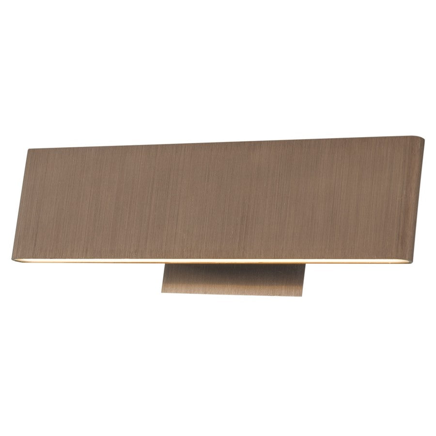 Abra Lighting Slim 2Lt 12" LED Vanity-Wall Bar, Bronze - 20001WV-BB-SLIM
