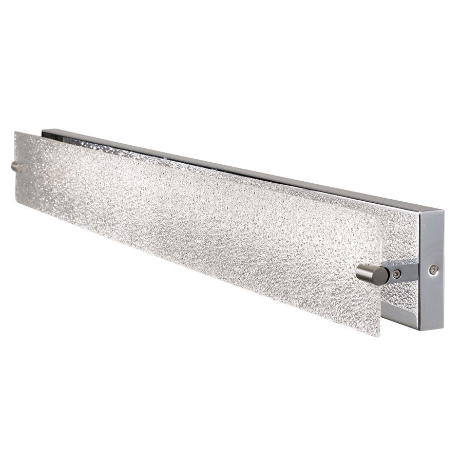 Abra Lighting Blaze 1 Light 28" Flat Panel LED Vanity, Chrome