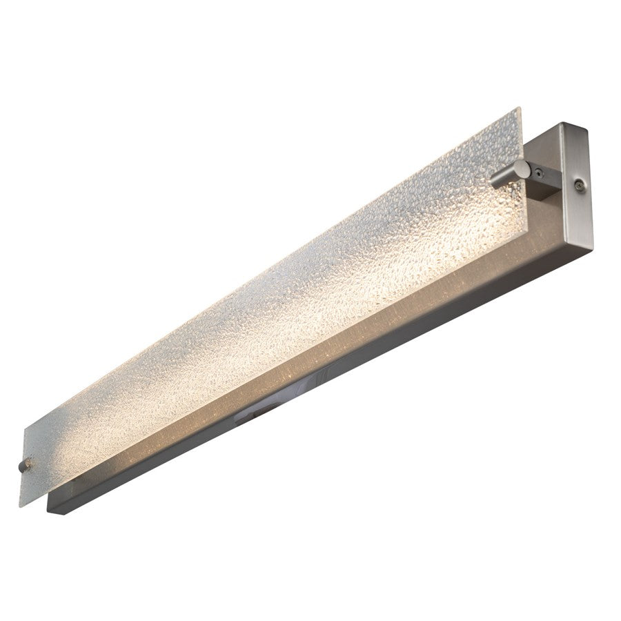 Abra Lighting Blaze 1 Light 40" Flat Panel LED Vanity, Nickel