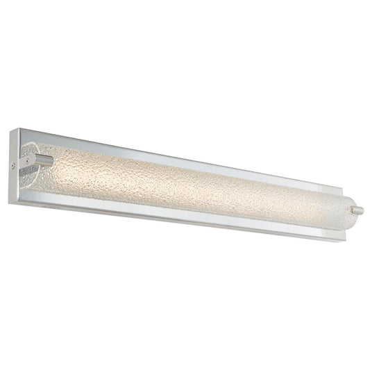 Abra Lighting Veil 1Lt 28" Curved Water LED Vanity, Chrome - 20007WV-CH-VEIL