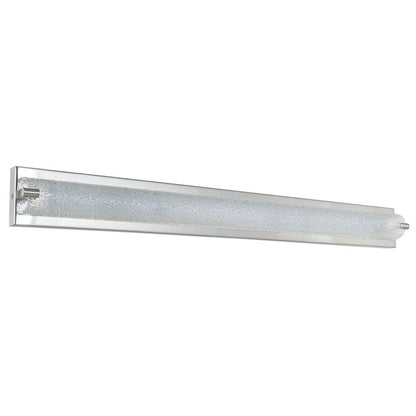 Abra Lighting Veil 1 Light 40" Curved Water LED Vanity, Nickel