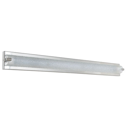 Abra Lighting Veil 1 Light 40" Curved Water LED Vanity, Nickel