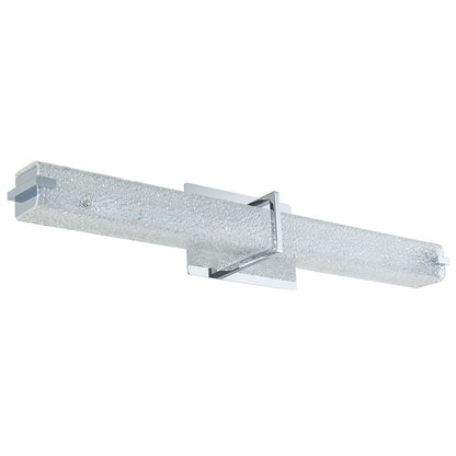 Abra Lighting Squire 1 Light 26" Square Water LED Vanity, Chrome