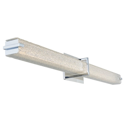 Abra Lighting Squire 1 Light 38" Square Water LED Vanity, Chrome