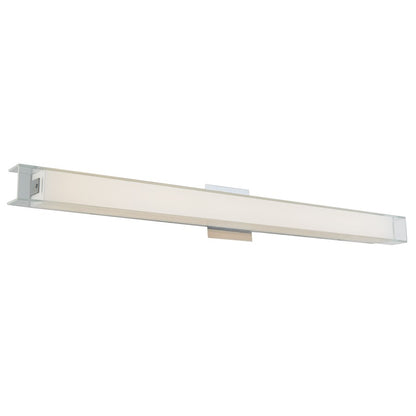 Abra Lighting Mist 1 Light 36" Miter Glass LED Vanity, Chrome - 20014WV-CH-MIST