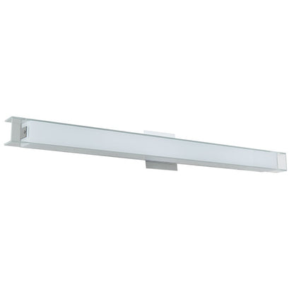Abra Lighting Mist 1 Light 36" Miter Glass LED Vanity, Chrome