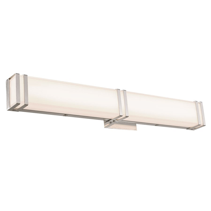 Abra Lighting Cosmo 1Lt 24" Miter Brackets LED Vanity, Chrome - 20015WV-CH-COSMO