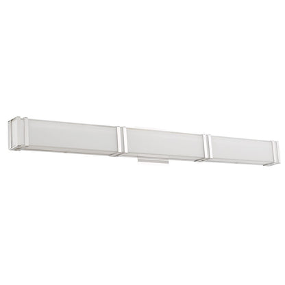 Abra Lighting Cosmo 1 Light 36" Miter Brackets LED Vanity, Chrome