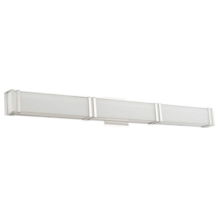 Abra Lighting Cosmo 1 Light 36" Miter Brackets LED Vanity, Chrome