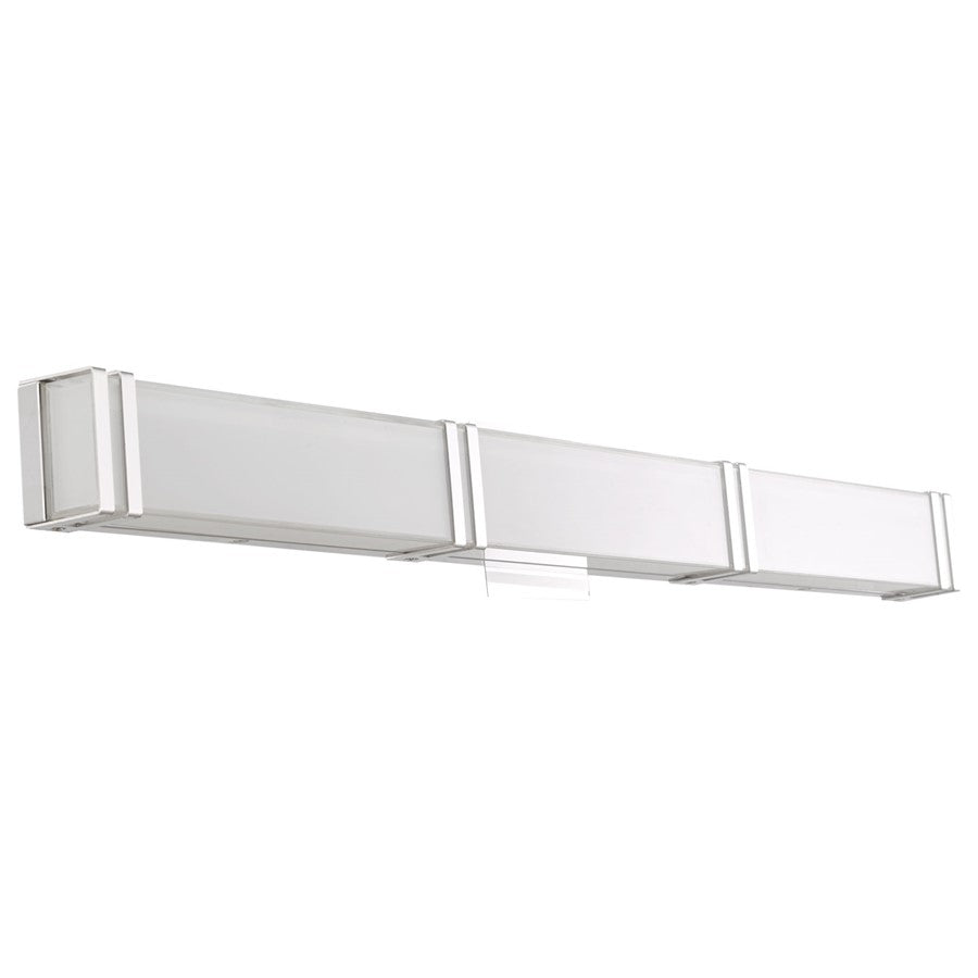 Abra Lighting Cosmo 1 Light 36" Miter Brackets LED Vanity, Chrome