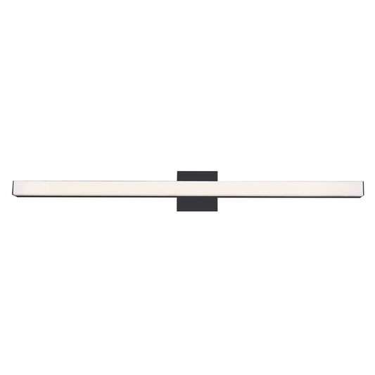 Abra Lighting Sabre 1Lt 24" Floating Backplate Vanity, Black - 20017WV-BL-SRE