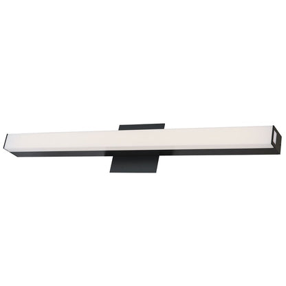 Abra Lighting Sabre 1 Light 24" Floating Backplate Vanity, Black