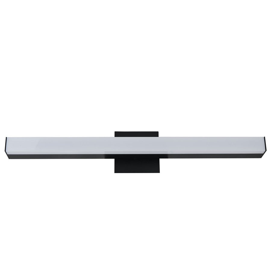 Abra Lighting Sabre 1 Light 24" Floating Backplate Vanity, Black