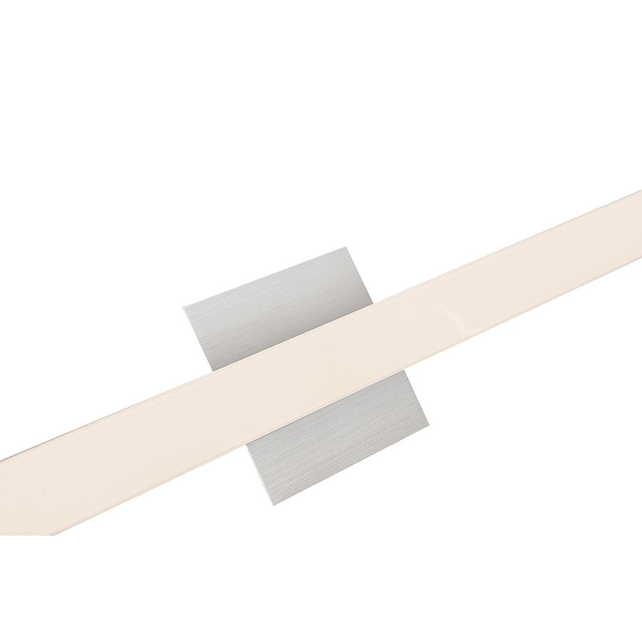 Abra Lighting Sabre 1 Light 36" Floating Backplate Vanity, Aluminum