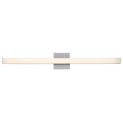 Abra Lighting Sabre 1 Light 36" Floating Backplate Vanity, Aluminum