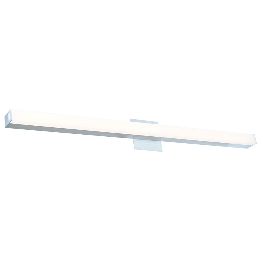 Abra Lighting Sabre 1 Light 36" Floating Backplate Vanity, Aluminum