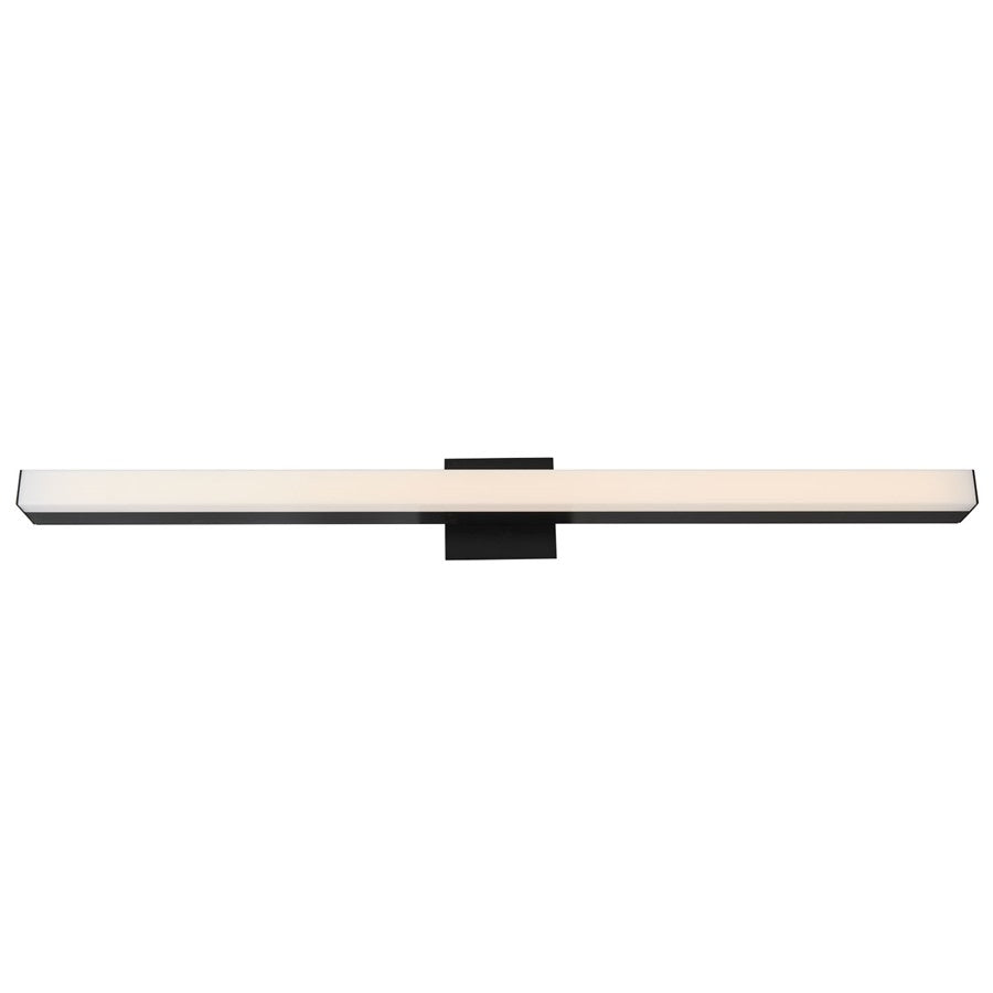 Abra Lighting Sabre 1Lt 36" Floating Backplate Vanity, Black - 20018WV-BL-SRE