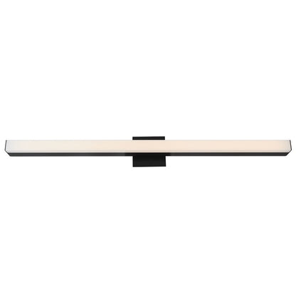 Abra Lighting Sabre 1Lt 36" Floating Backplate Vanity, Black - 20018WV-BL-SRE