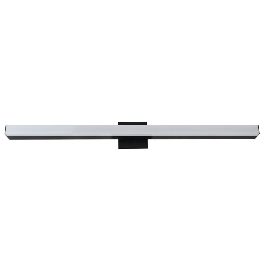 Abra Lighting Sabre 1 Light 36" Floating Backplate Vanity, Black