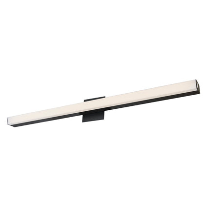 Abra Lighting Sabre 1 Light 36" Floating Backplate Vanity, Black