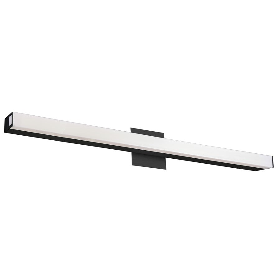 Abra Lighting Sabre 1 Light 36" Floating Backplate Vanity, Black