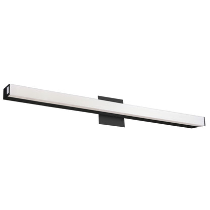 Abra Lighting Sabre 1 Light 36" Floating Backplate Vanity, Black
